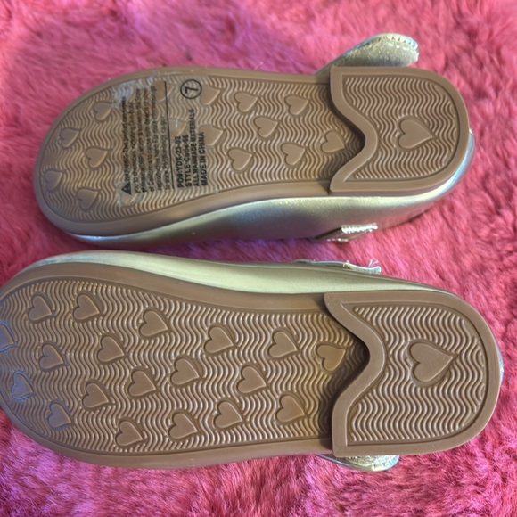 NWT Link Comfort Flexible by Forever Link, Comfy Padded Toddler size 7 gold s - Picture 6 of 7